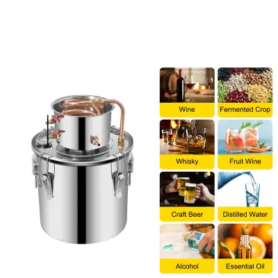 Komplet za domačo destilacijo, 5Gal konstrukcija iz nerjavečega jekla, vsestranska izdelava pijač, 5Gal