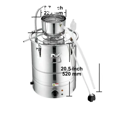 50L Alkoholni destilator, 2800W električno ogrevanje, nerjaveče jeklo, 50L