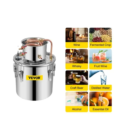Gal destilator, dvojna kontrola temperature, enostavno čiščenje, 12L
