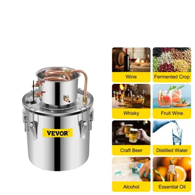 Destilator alkohola, kapaciteta kotla 20 L, enostavna zasnova za čiščenje, samodejno delovanje, 20L