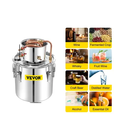 VEVOR destilator alkohola, kapaciteta 50L, konstrukcija iz nerjavnega jekla, 50L