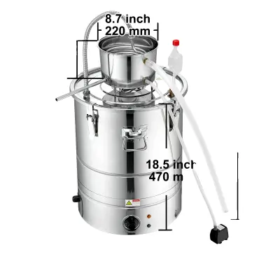 Destilator alkohola, hitra destilacija, varno delovanje, 30L