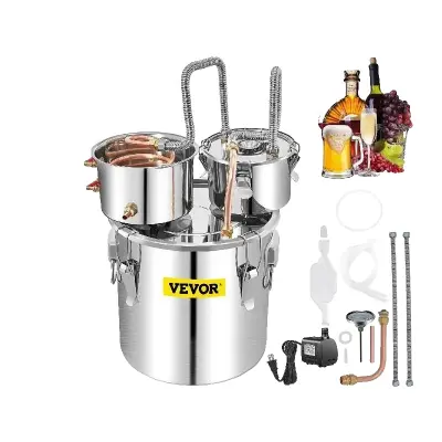 Destilator alkohola, kapaciteta 50L, učinkovita destilacija, trpežno nerjaveče jeklo, 50 L