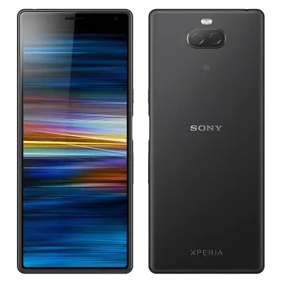Obnovljeno - znaki rabe - Ecofone Xperia 10 crna 64 GB 3 GB ram dual sim