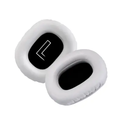 Replacement Protein Leather Ear Pads for Logitech G PRO X 2 Compatible Over-Ear Headset Cushions (2 pcs) White