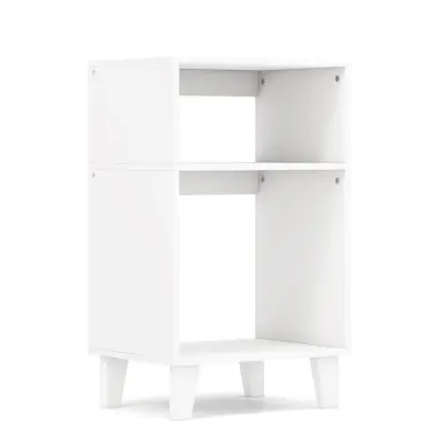 Trinivoja Lesena Nočna Omara - Stranska Mizica 39,5 x 29,5 x 65 cm