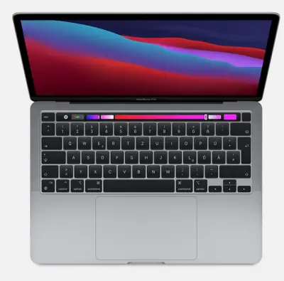 Obnovljeno - kot novo - Prenosnik Apple MacBook Pro 13 / Apple M / RAM 16 GB / SSD Disk / 13,3″ WQHD