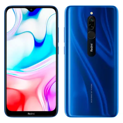 Obnovljeno - znaki rabe - Ecofone Redmi 8 modr 64 GB 4 GB ram dual sim