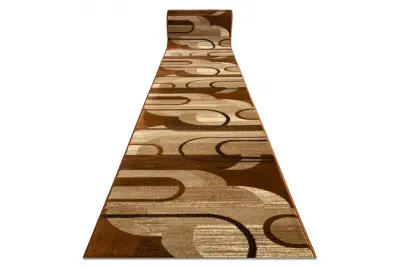 Tekač HEAT-SET ROYAL HE405 GEOMETRIČNA rjava / kremna 100 100x230 cm