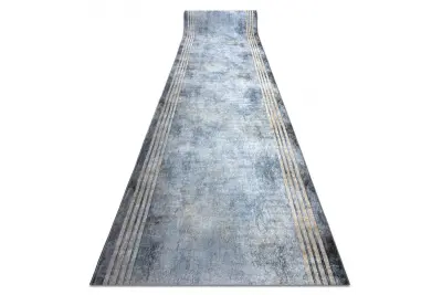 Tekač gumiran LOTUS FRAMES 29870 Okvir, kamen srebro / zlato pralna protizdrsna 60 60x920 cm