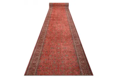 Tekač gumiran LOTUS TRADITION 58160 Klasični, ornament rdeča pralna protizdrsna 60 60x530 cm