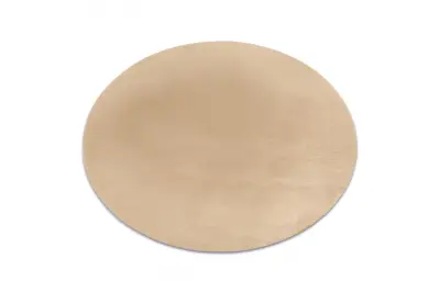 Preproga BUNNY kolesna macchiato temno bež Imitacija kunčjega krzna cercle 160 cm