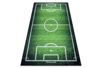 BAMBINO 58690 pralna preproga Nogometno igrišče, nogomet za otroke proti zdrsu - zelena 140x200 cm