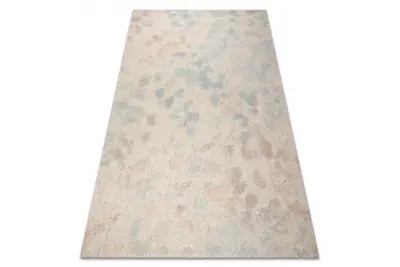 FLUX 461.60.AE990 volnena preproga OSTA - Abstrakcija, strukturna, loft krem / modri 80x140 cm