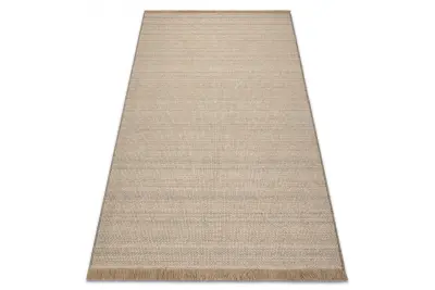 Volnena preproga VILLA 8986/79500 Melanž SIZAL, ravno tkana bež / siva 80x160 cm