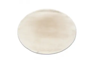 Preproga BUNNY kolesna slonovine Imitacija kunčjega krzna cercle 200 cm