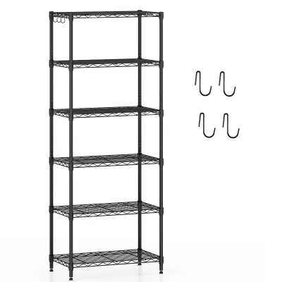 6-stopenjska kovinska regalna enota Kuhinjska polica