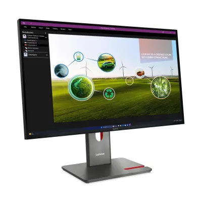 LENOVO ThinkVision P27Q-40 27inch IPS QHD 16:9 24Hz 350cd/m2 1500:1 6ms 3xUSB-A 1xUSB-C 1xUSB-B HDMI DP 99 sRGB eclipse black 3Y