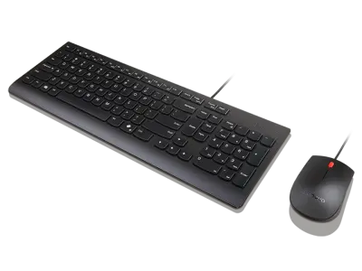 Tipkovnica z miško LENOVO Essential Wired Combo Keyboard and Mouse SL black