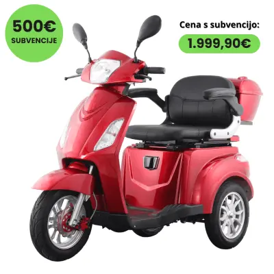 Električni mobilni voziček Vigorous VISTA 1 Barva Rdeča Baterija Li-ion (Litij-ionska baterija)