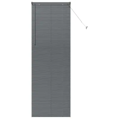 vidaXL Venecijanske žaluzije Temno siva 220 x 80 cm Aluminij