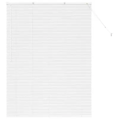 vidaXL Venecijanske žaluzije Bela 175 x 125 cm Aluminij