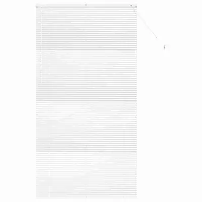 vidaXL Venecijanske žaluzije Bela 220 x 120 cm Aluminij