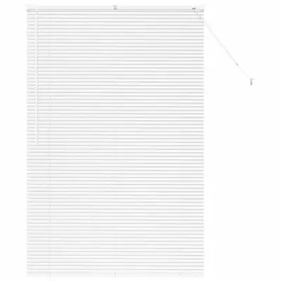 vidaXL Venecijanske žaluzije Bela 175 x 110 cm Aluminij