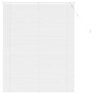 vidaXL Venecijanska žaluzija Prilagodljiva Bela 150 x 120 cm PVC