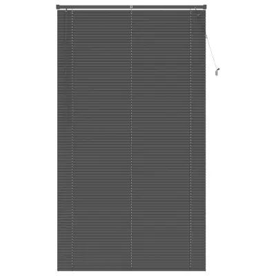 vidaXL Venecijanska žaluzija Srebrno siva 213 x 120 cm PVC