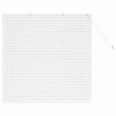 vidaXL Venecijanske žaluzije Bela 130 x 130 cm Aluminij