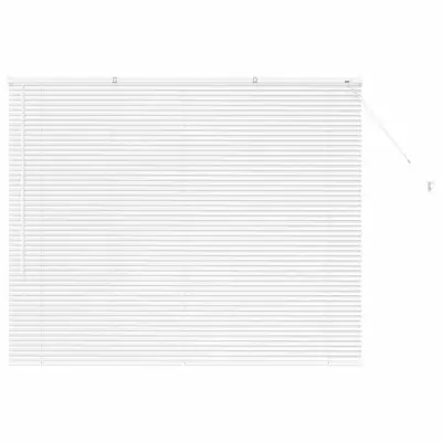 vidaXL Venecijanske žaluzije Bela 130 x 160 cm Aluminij