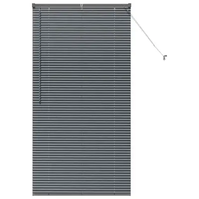 vidaXL Venecijanske žaluzije Temno siva 175 x 85 cm Aluminij