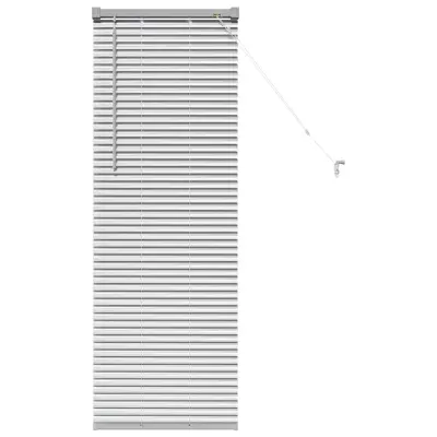 vidaXL Venecijanske žaluzije srebrna 130 x 50 cm Aluminij