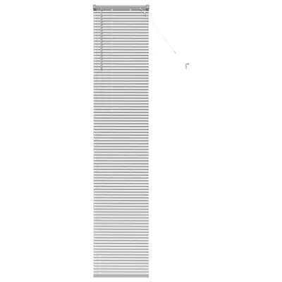 vidaXL Venecijanske žaluzije srebrna 220 x 45 cm Aluminij