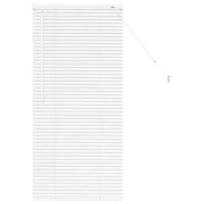 vidaXL Venecijanske žaluzije Bela 130 x 55 cm Aluminij