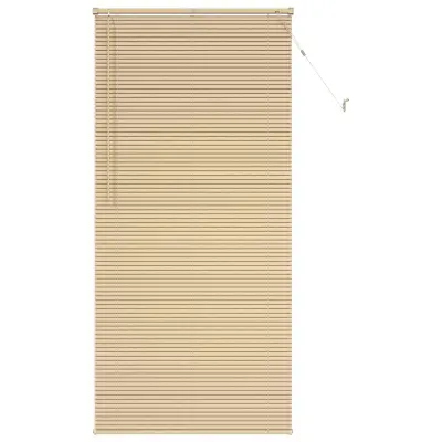 vidaXL Venecijanska žaluzija Svetlo rjava z vzorcem 213 x 90 cm PVC