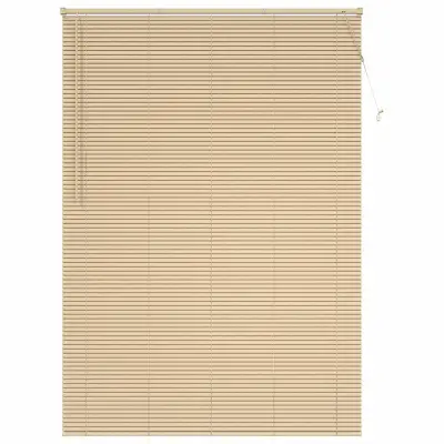 vidaXL Venecijanska žaluzija Svetlo rjava z vzorcem 213 x 130 cm PVC