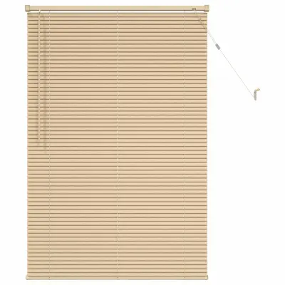 vidaXL Venecijanska žaluzija Svetlo rjava z vzorcem 150 x 100 cm PVC