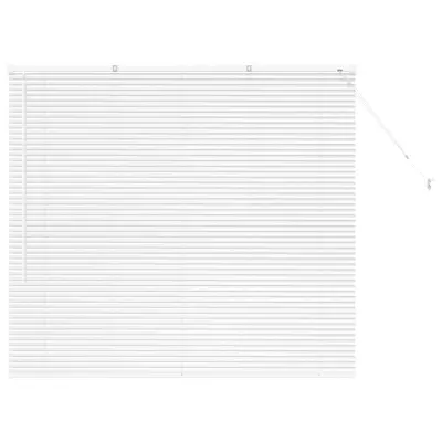 vidaXL Venecijanske žaluzije Bela 130 x 140 cm Aluminij