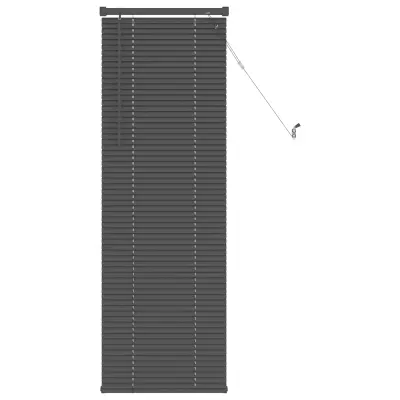 vidaXL Venecijanska žaluzija Srebrno siva 150 x 50 cm PVC