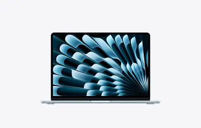 Prenosnik APPLE MacBook Air 13, 35 cm (13,6"), 2560x1664, M5 (10/10), 16 GB RAM, 1 TB SSD, macOS, Sky Blue, ZEE