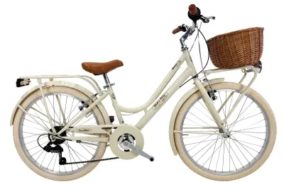 Dekliško kolo ROMA 6v Dolce Vita by Canellini 24" – krem