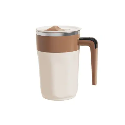 Self-Stirring Travel Coffee Mug 400ML z zaslonom temperature Brown