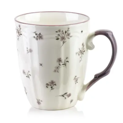 Skodelica porcelan Rosalie 350 ml 9x12x10,5 cm vijolična 1 kos