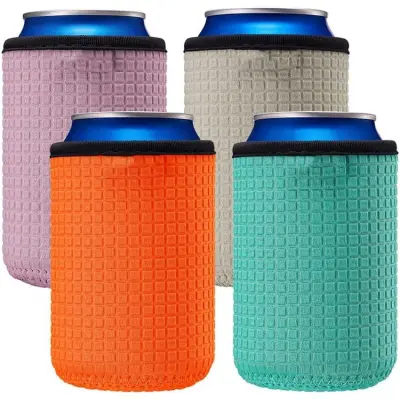 4-Pack Neopren Hladilniki za Plastenke - Reliefne Obloge za 330ml Plastenke