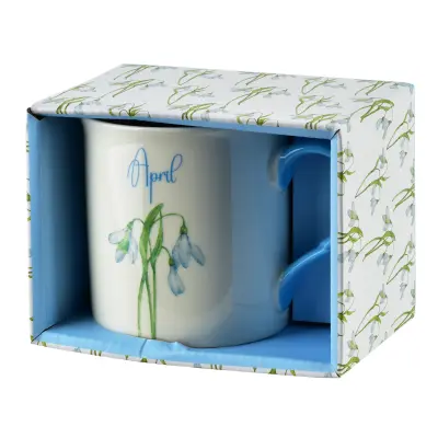 Skodelica porcelan AFFEKDESIGN MY MONDEX April 8,7x9 cm modra 1 kos