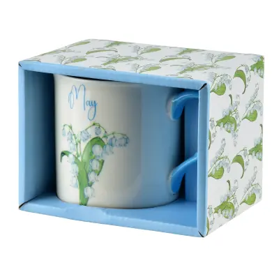 Skodelica porcelan AFFEKDESIGN MY MONDEX Maj 8,7×9 cm modra 1 kos