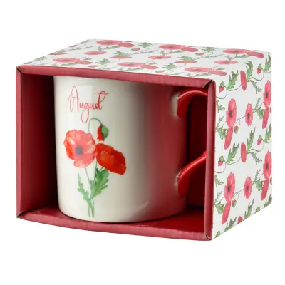 Skodelica porcelan AFFEKDESIGN MY MONDEX August 320 ml 8,7x9 cm rdeča 1 kos