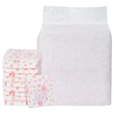 vidaXL Enkratna ženska pasja plenica 50 pcs Bela S